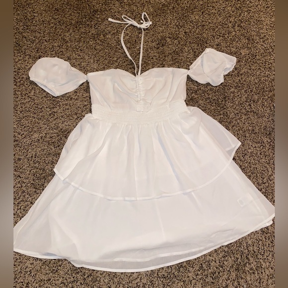 Mini White Dress - Picture 1 of 5